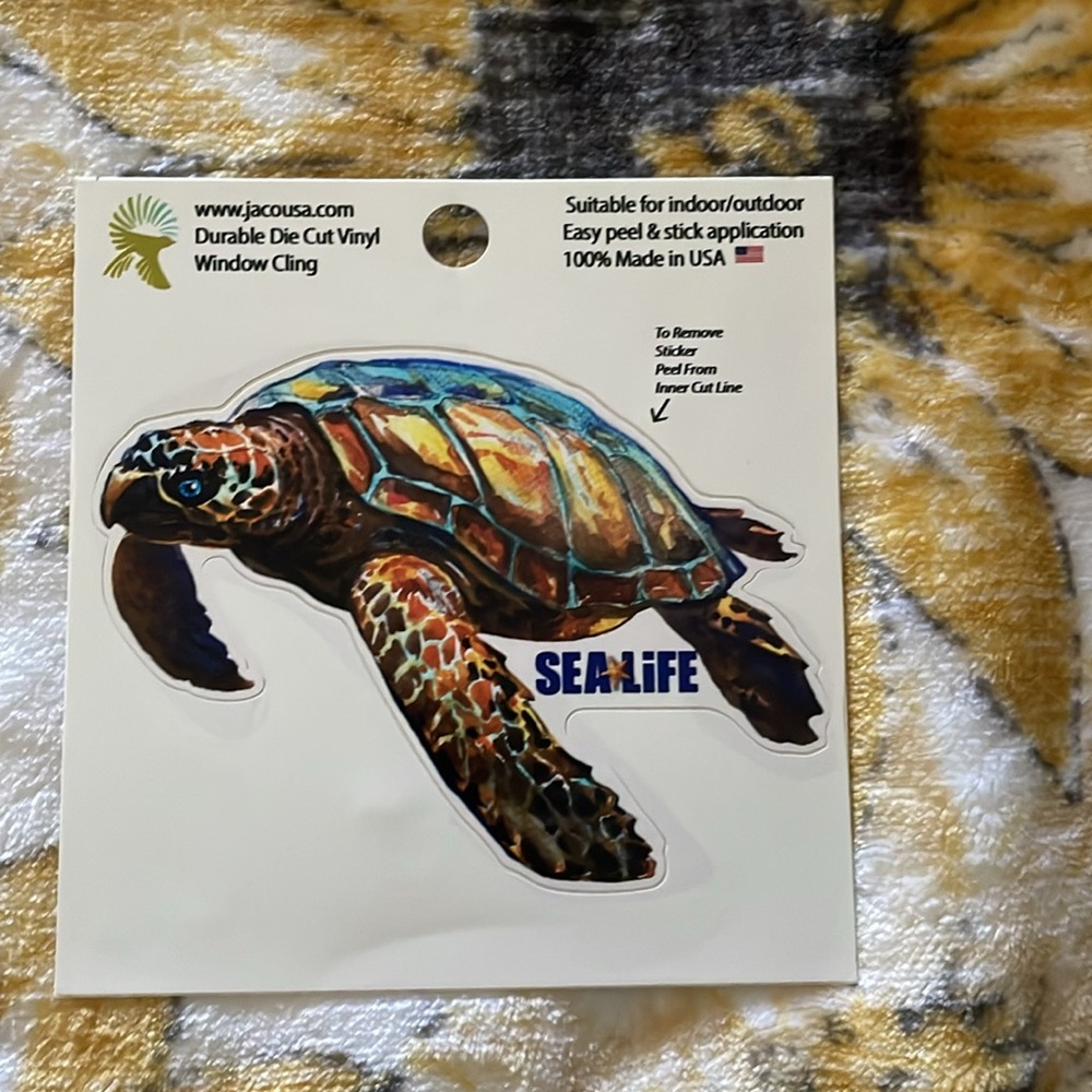 Sea Life Sea Turtle Vinyl Decal